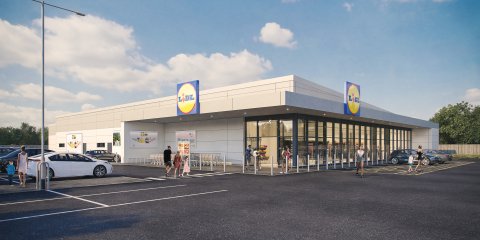 Artists Impression Lidl Bathgate