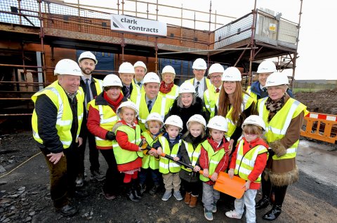 Auchinleck ECC works underway PR shot