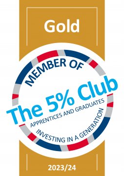 5% Club Gold Membership Logo