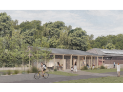 Castle Semple cycle hub - artist's impression