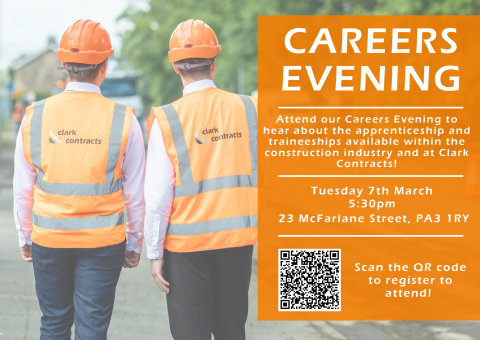 Clark Contracts Careers Evening - QR code only
