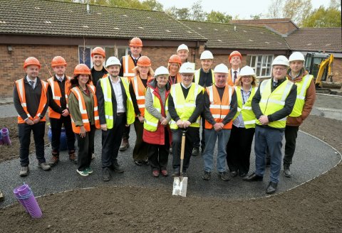Drummond Drive Refurbishment Sod Cutting 3