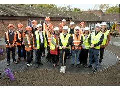 Drummond Drive Refurbishment Sod Cutting 3