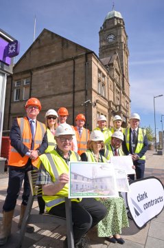 New Build Site Motherwell Town Hall 2