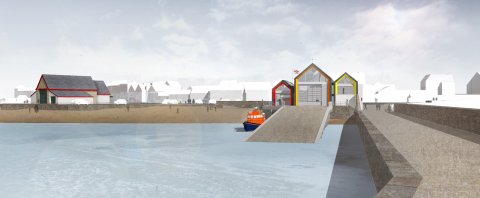 RNLI Lifeboat Station - Artist Impression