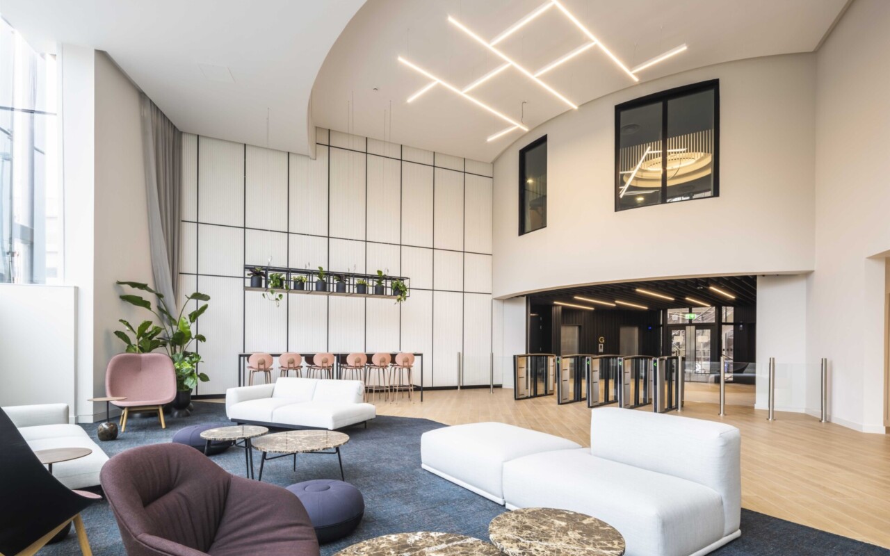 Major refurbishment of 300 Bath Street, Glasgow completed by Clark Contracts