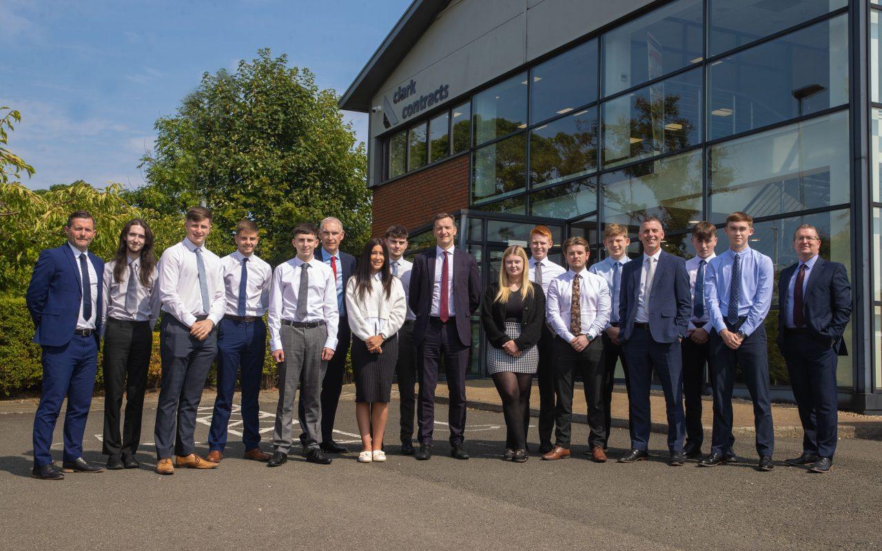 Clark Contracts welcome 21 new trainees to award-winning Academy