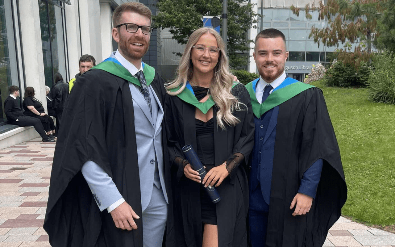 Triple Graduation at Clark Contracts