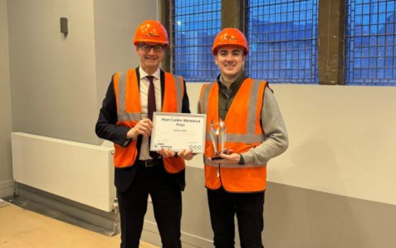 Clark Contracts present Alan Calder Memorial Prize