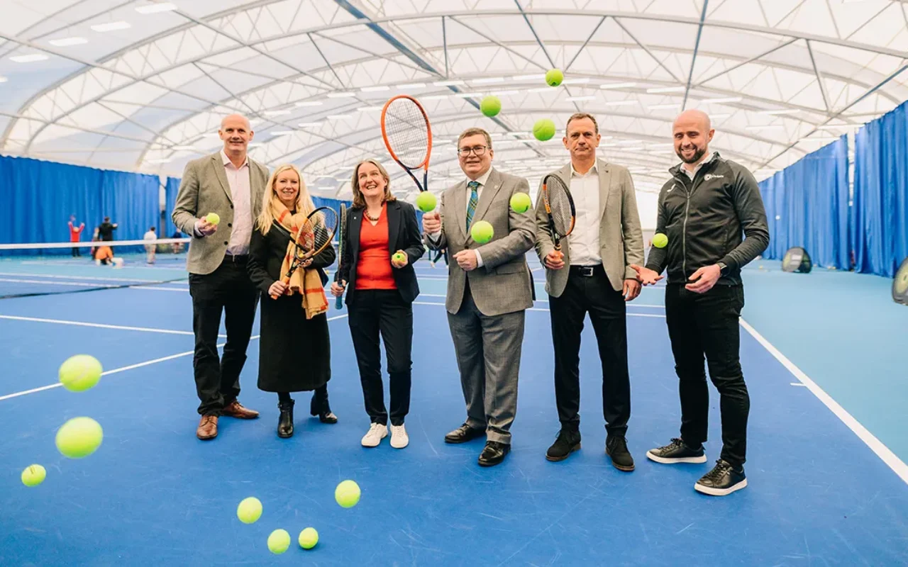 New state-of-the-art tennis centre constructed by Clark Contracts