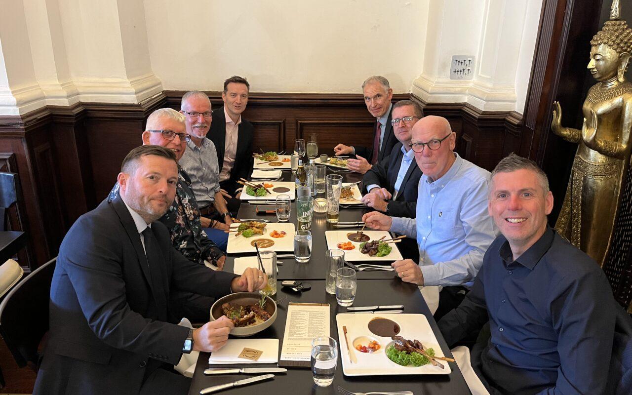 Former Director, Iain Blair, celebrates retirement from Clark Contracts