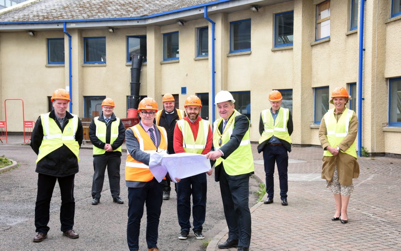 Refurbishment work under way for Marress House