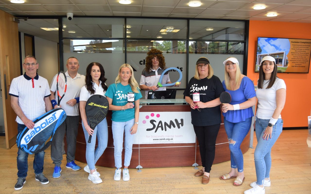 Clark Contracts officially launch partnership with SAMH