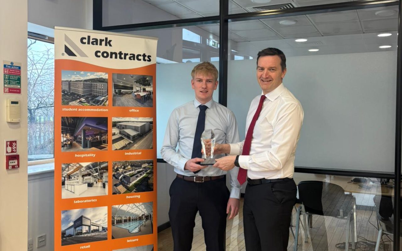 Clark Contracts present Alan Calder Memorial Prize