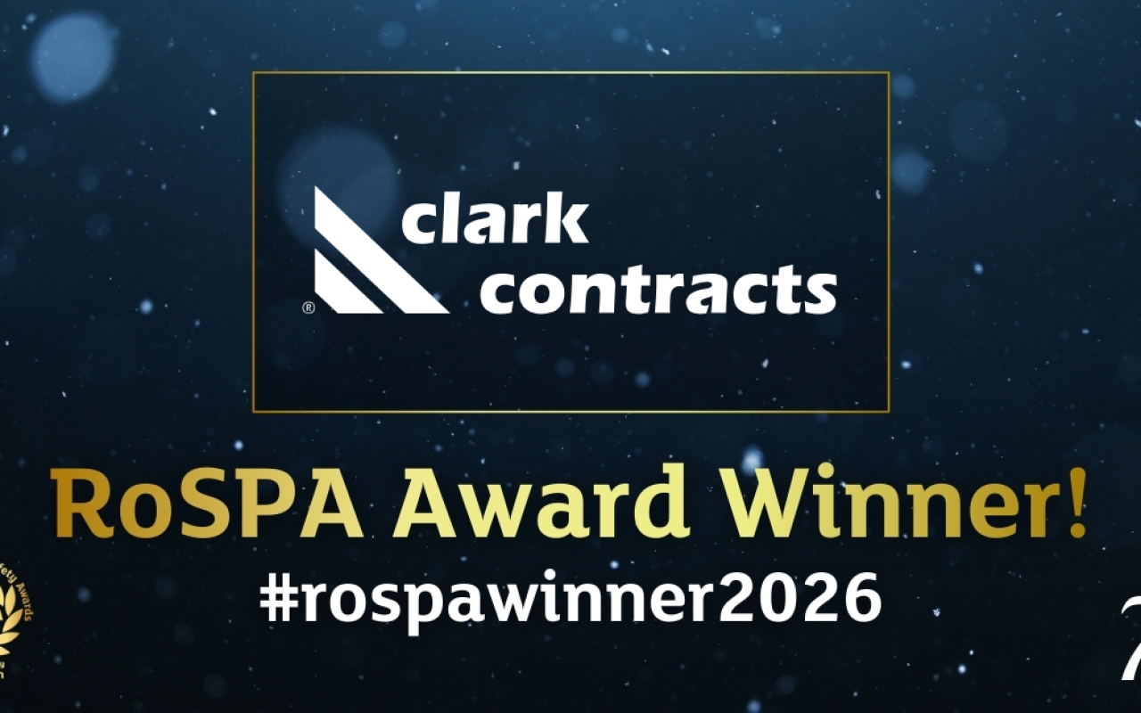 Clark Contracts recognised for 20 years of health and safety excellence at the RoSPA 70th anniversary awards