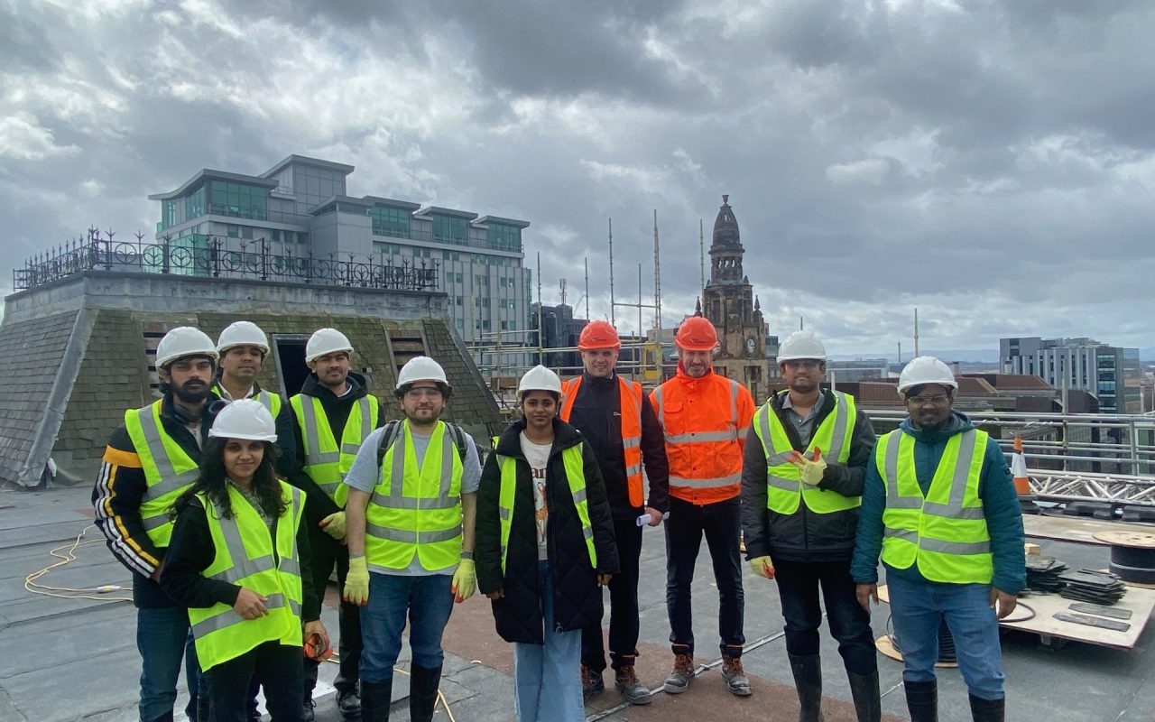 Masters Students Hard Hat Tour