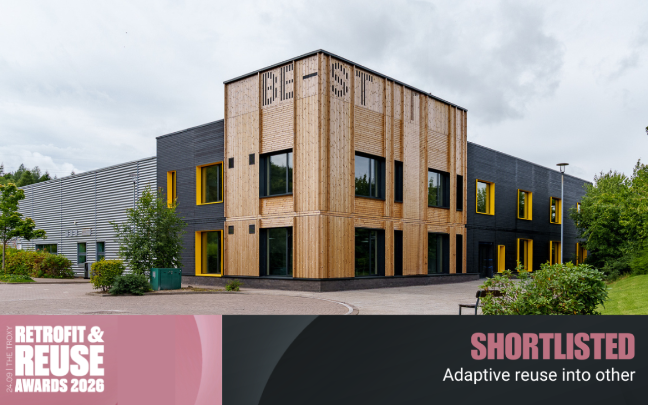 Scotland’s National Retrofit Centre shortlisted for AJ Retrofit & Reuse Award