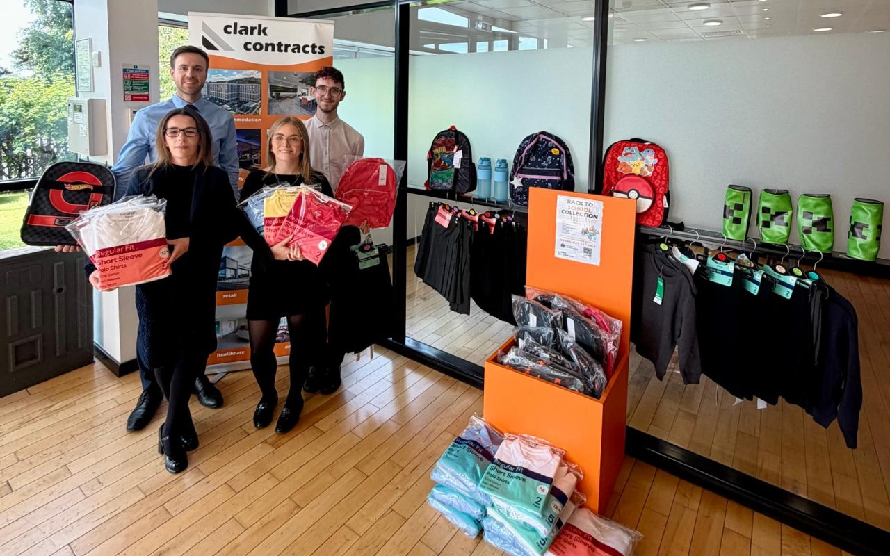 Clark Contracts supports local children with back-to-school donations